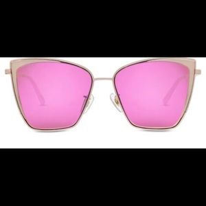 Diff Rosegold/Pink Becky Sunglasses